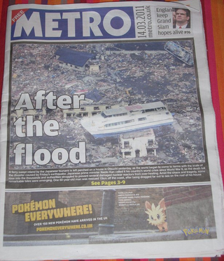 Illustration for article titled Japan Disaster Coverage Invaded By Rampaging Pokémon